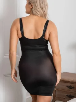 Zwart - Pour Moi - Lingerie Hourglass Shapewear Wear Your Own sterk buikcorrigernede braslip