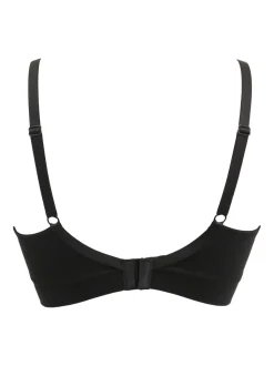 Zwart - Pour Moi - Love to Lounge - Beugelloze katoenen beha
