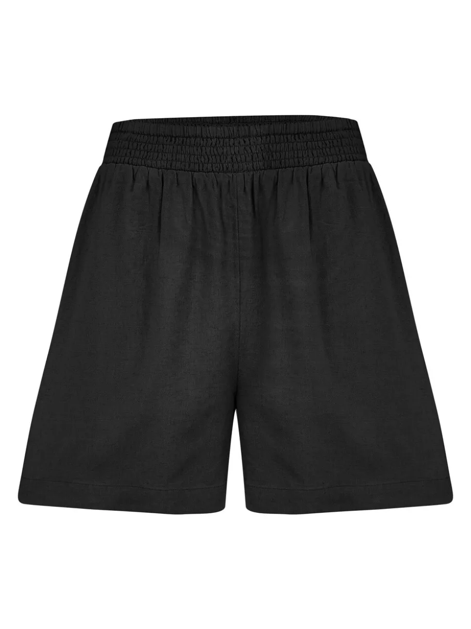 Zwart - Pour Moi Bree High Waist Elasticated Shorts
