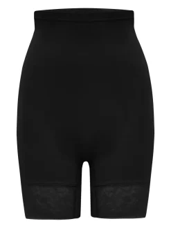 Zwart - Pour Moi Effortless Tummy Control Thigh Slimmer Shapewear