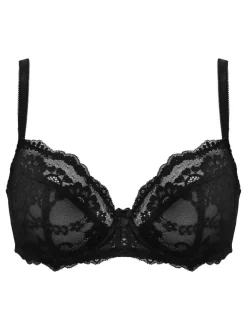 Zwart - Pour Moi Fleur Balconette Bra