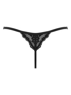 Zwart - Pour Moi Fleur Cheeky V-vorm slipje