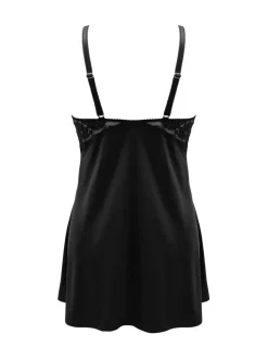 Zwart - Pour Moi Fleur kanten onderjurk