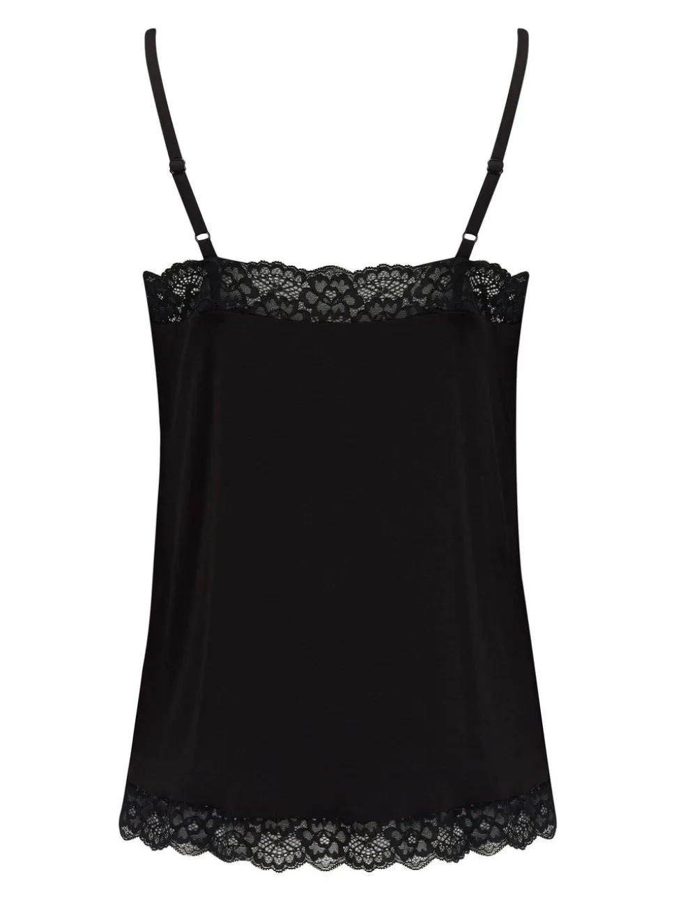 Zwart - Pour Moi Sofa Loves Lace Soft Hidden Support Pyjama Top
