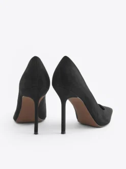 Zwart - Premium pumps met spitse neus