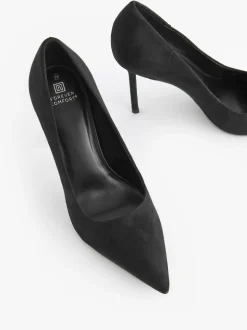 Zwart - Premium pumps met spitse neus