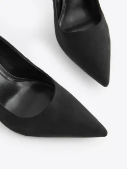 Zwart - Premium pumps met spitse neus