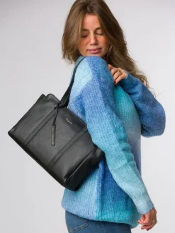 Zwart - Pure Luxuries London Olney Leather Handbag