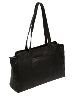 Zwart - Pure Luxuries London Olney Leather Handbag