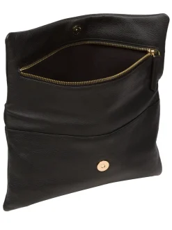 Zwart - Pure Luxuries London - Amelia - Leren nappatas