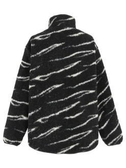 Zwart - Regatta Frankie Borg fleece met halve rits