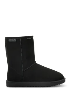 Zwart - Regatta Risley Behaaglijke halflange waterdichte Boots met voering van imitatiebont