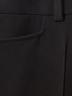 Zwart - Reiss Gabi kostuumbroek met uitlopende pijpen