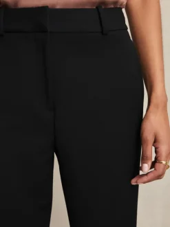 Zwart - Reiss Gabi slim-fit kostuumbroek