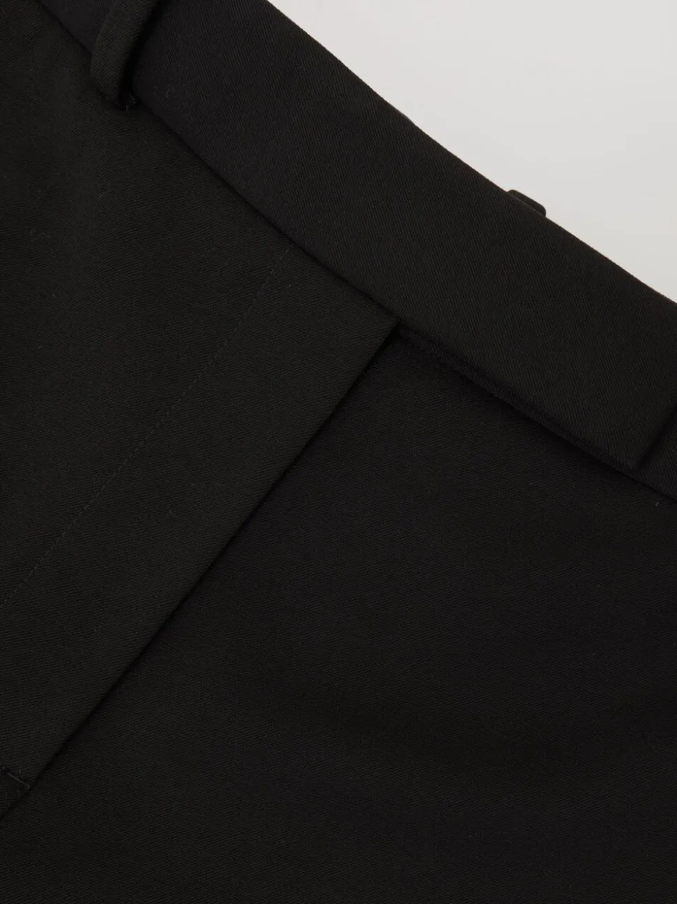 Zwart - Reiss Gabi Wide-Leg Suit Trousers