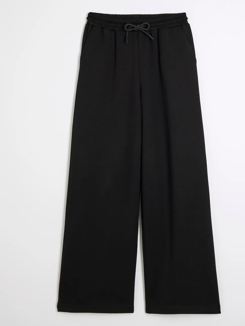 Zwart - River Island Premium Wide Leg Joggers