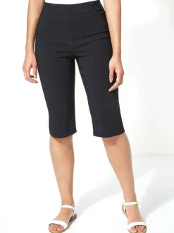 Zwart - Roman - Knielange stretchshort