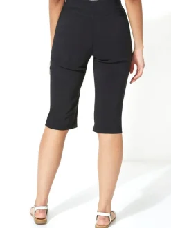 Zwart - Roman - Knielange stretchshort
