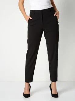Zwart - Roman Originals - Broek met rechte, toelopende pijpen