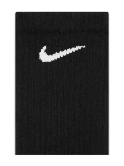Zwart - Ronde hals - Nike - 6 Paar verzachte sokken voor alle dagen