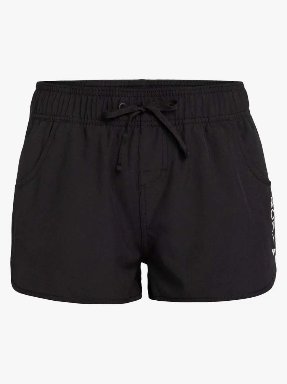 Zwart - Roxy Wave boardshort met logo van 2 inch
