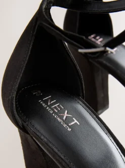 Zwart - Sandalen met blokhak