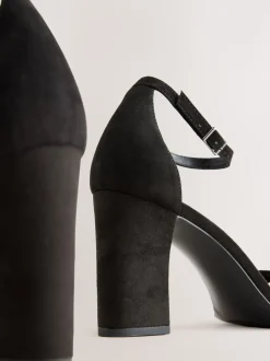 Zwart - Sandalen met blokhak