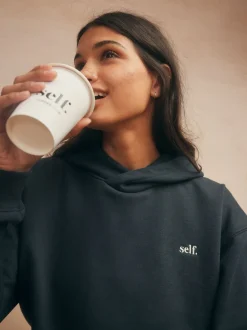 Zwart - Self. hoody