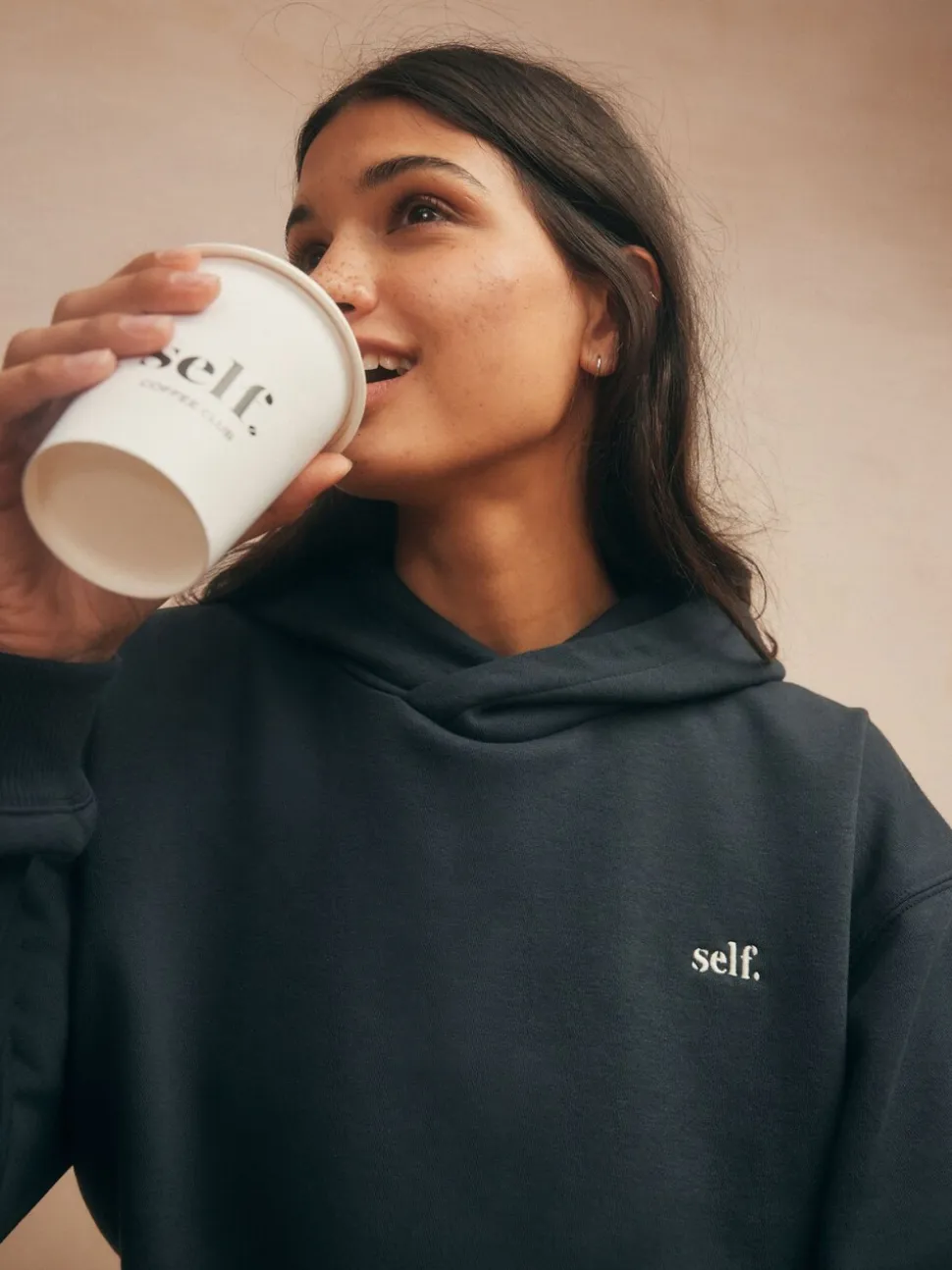 Zwart - Self. hoody