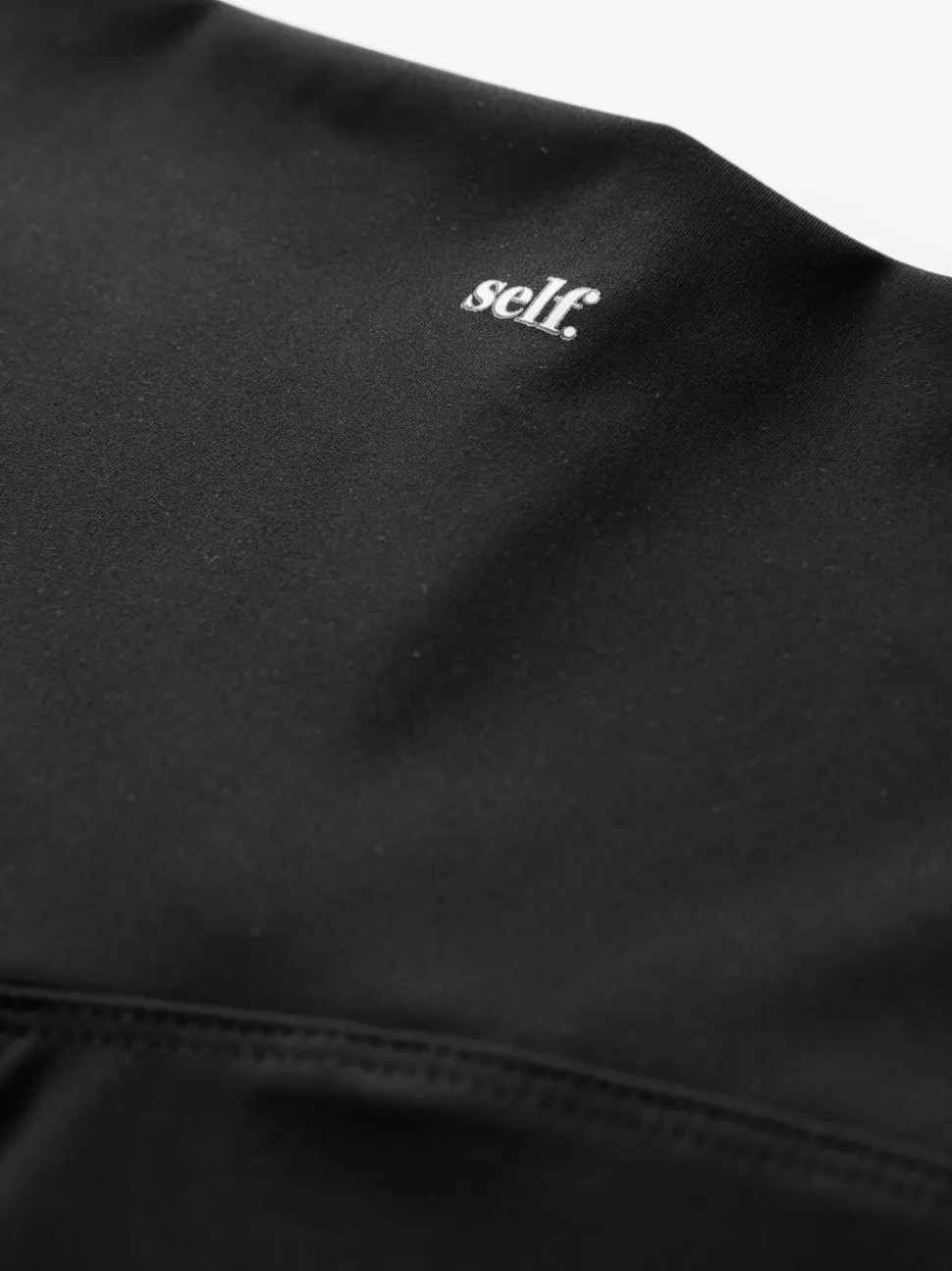 Zwart - self. Legging met hoge taille