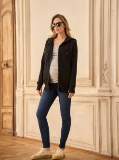 Zwart - Seraphine Maternity & Babywearing 3-In-1Top