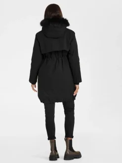 Zwart - Seraphine Premium Sub-Zero donsgevulde 3-in-1 zwangerschaps- en draagparka