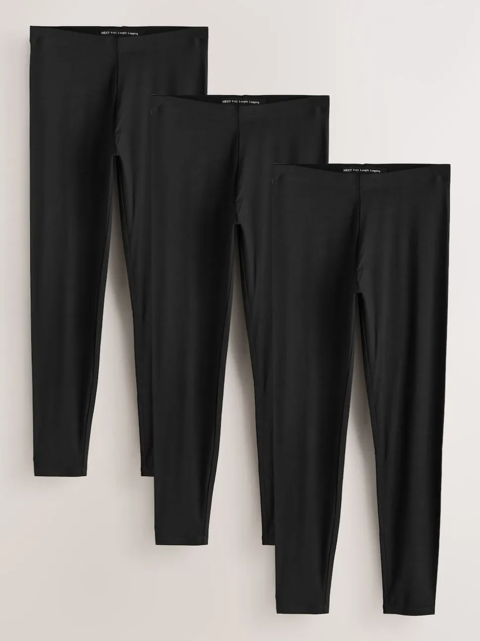 Zwart - Set van 3 lange leggings