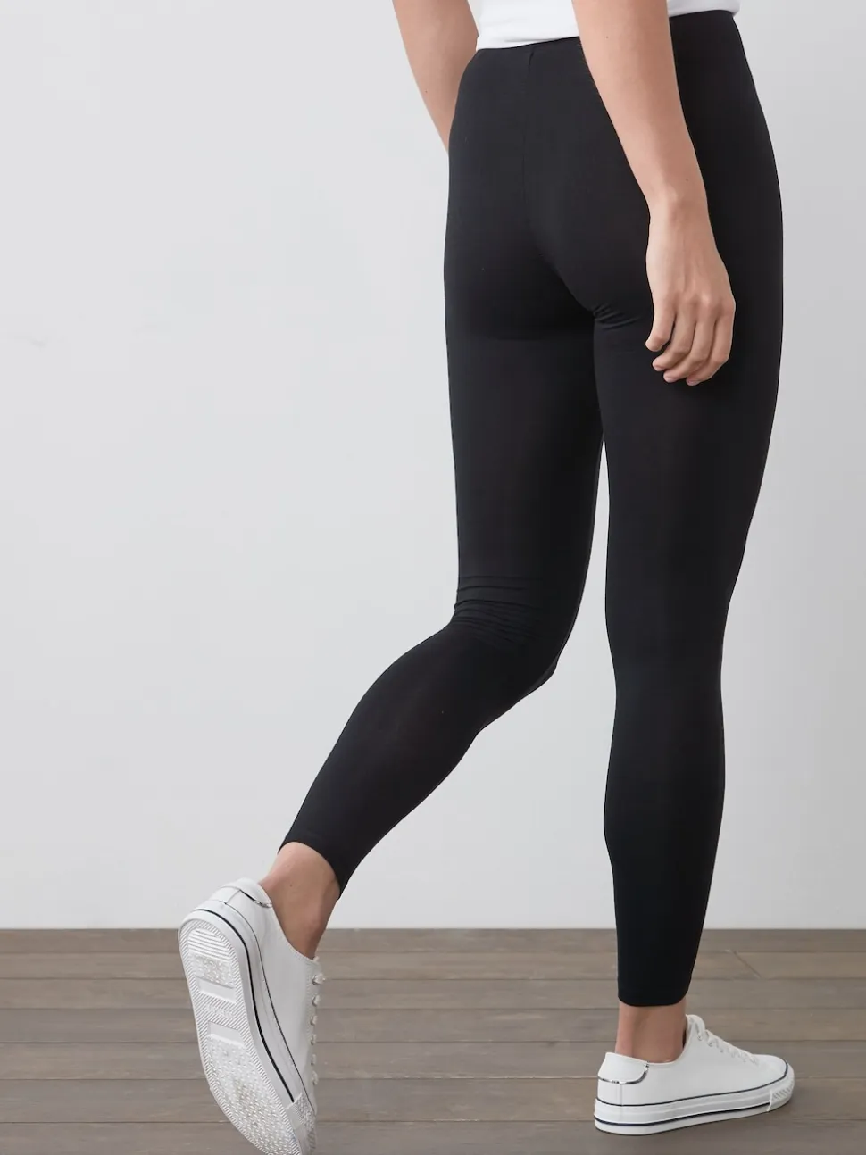 Zwart - Set van 2 lange leggings