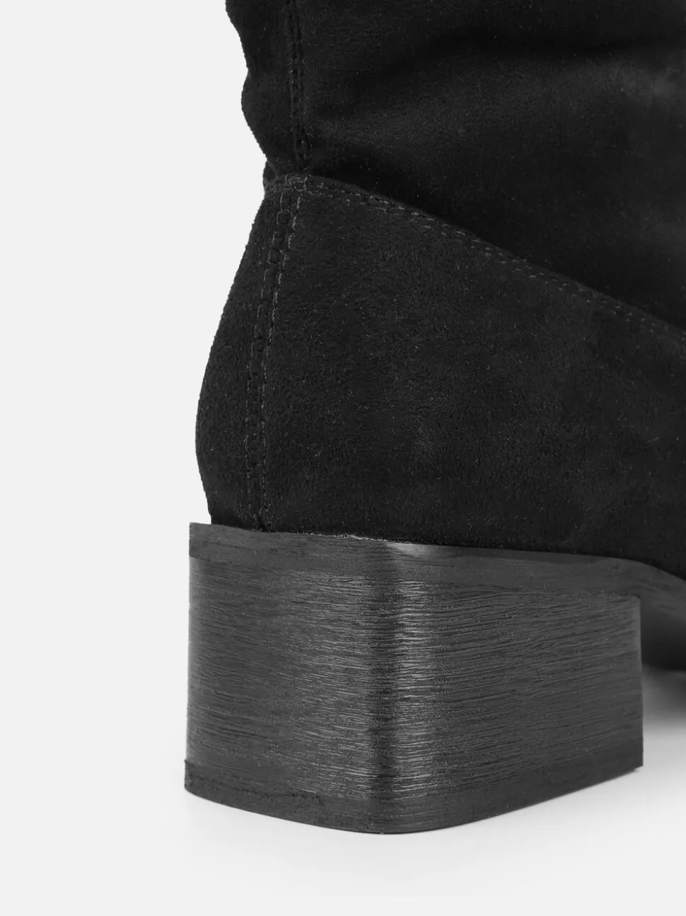 Zwart - Simmi London Xander Knee High Heeled Stretch Boots
