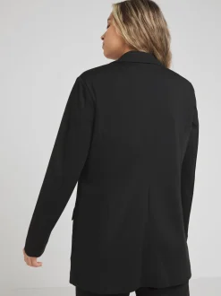 Zwart - Simply Be - Blazer van pontestof