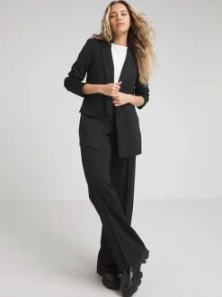 Zwart - Simply Be - Blazer van pontestof