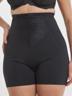 Zwart - Simply Be Magisculpt Ella Lace Thighshaper Frim Control Shapewear & solutions