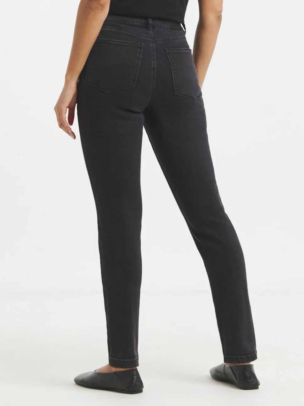 Zwart - Simply Be smalle Mom jeans