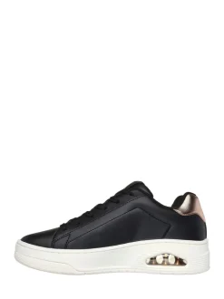 Zwart - Skechers Uno Court sneakers voor dames