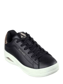 Zwart - Skechers Uno Court sneakers voor dames