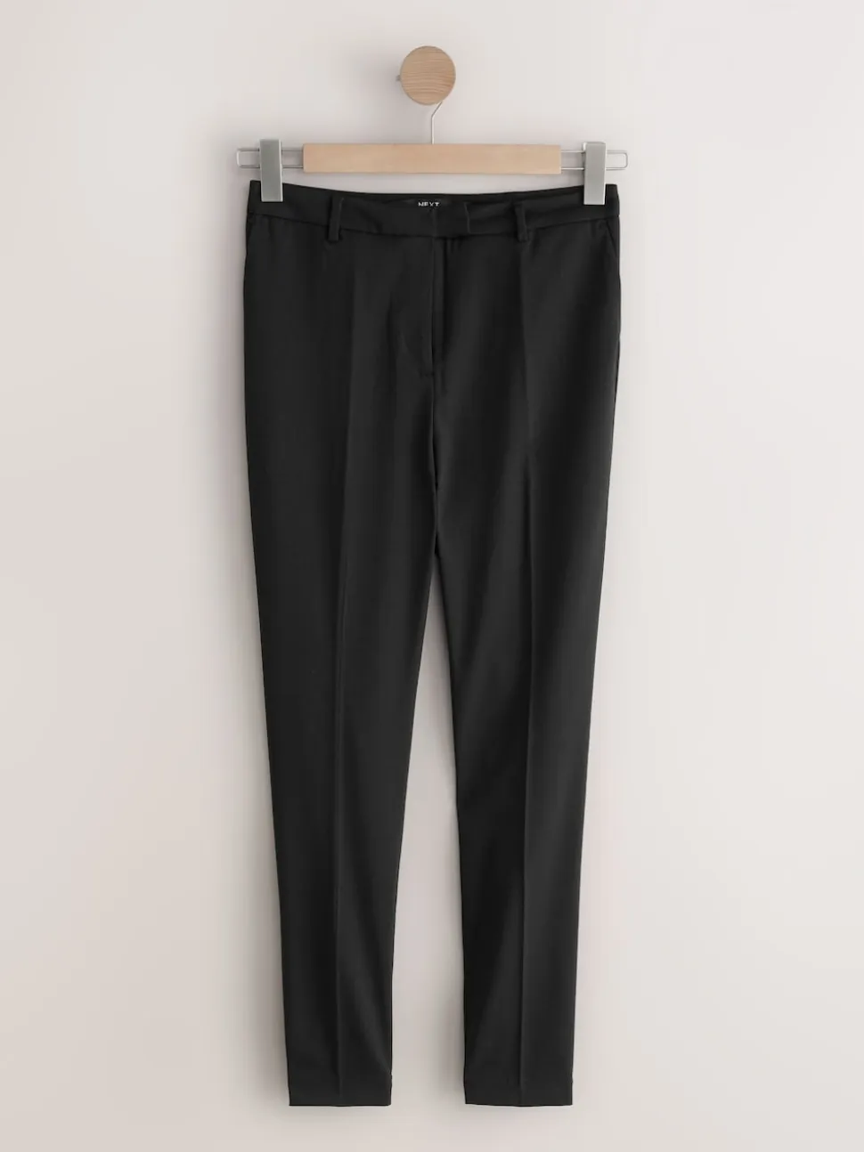 Zwart - Skinny getailleerde broek