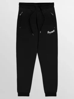 Zwart - Skinny joggingbroek met ananasprint en rits