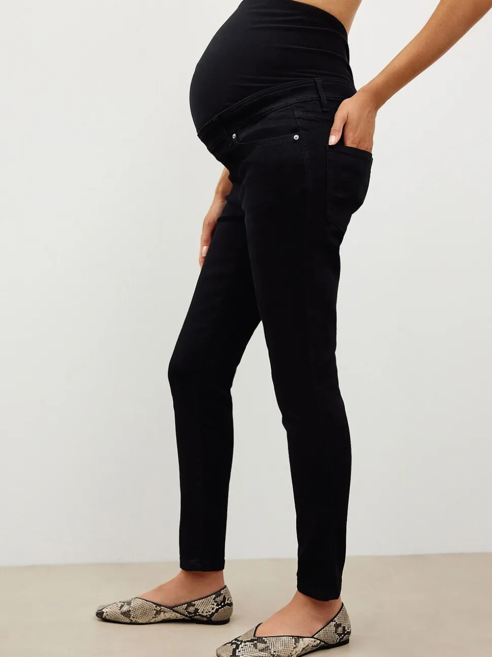 Zwart - Skinny zwangerschapsjeans