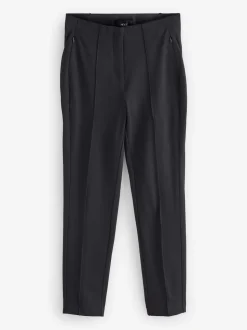 Zwart - Smalle vormgevende broek