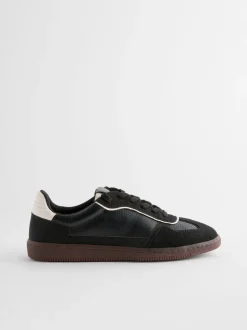 Zwart - Sneaker met veters
