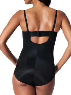 Zwart - SPANXshape™ Suit Your Fancy Strapless Cupped Briefs Bodysuit