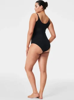 Zwart - SPANXsupersculpt™ Total Contour Open-Bust Cami