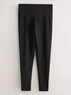Zwart - Sport Dry Tech buikcorrigerende legging met hoge taille en volledige lengte