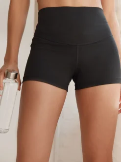 Zwart - Sports Dry Tech buikcorrigerende shorts